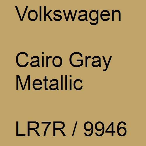 Volkswagen, Cairo Gray Metallic, LR7R / 9946.